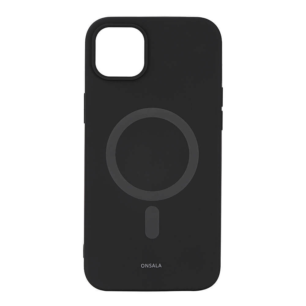 ONSALA Backcover Silicone MagSeries iPhone 14 Plus 6,7" Black