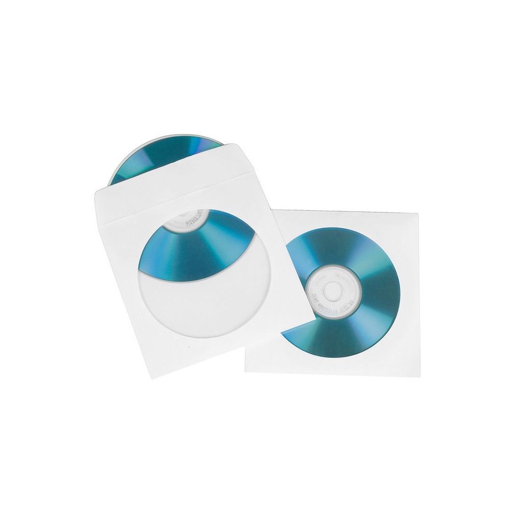 Hama CD-Ficka HAMA papper 100/fp vit
