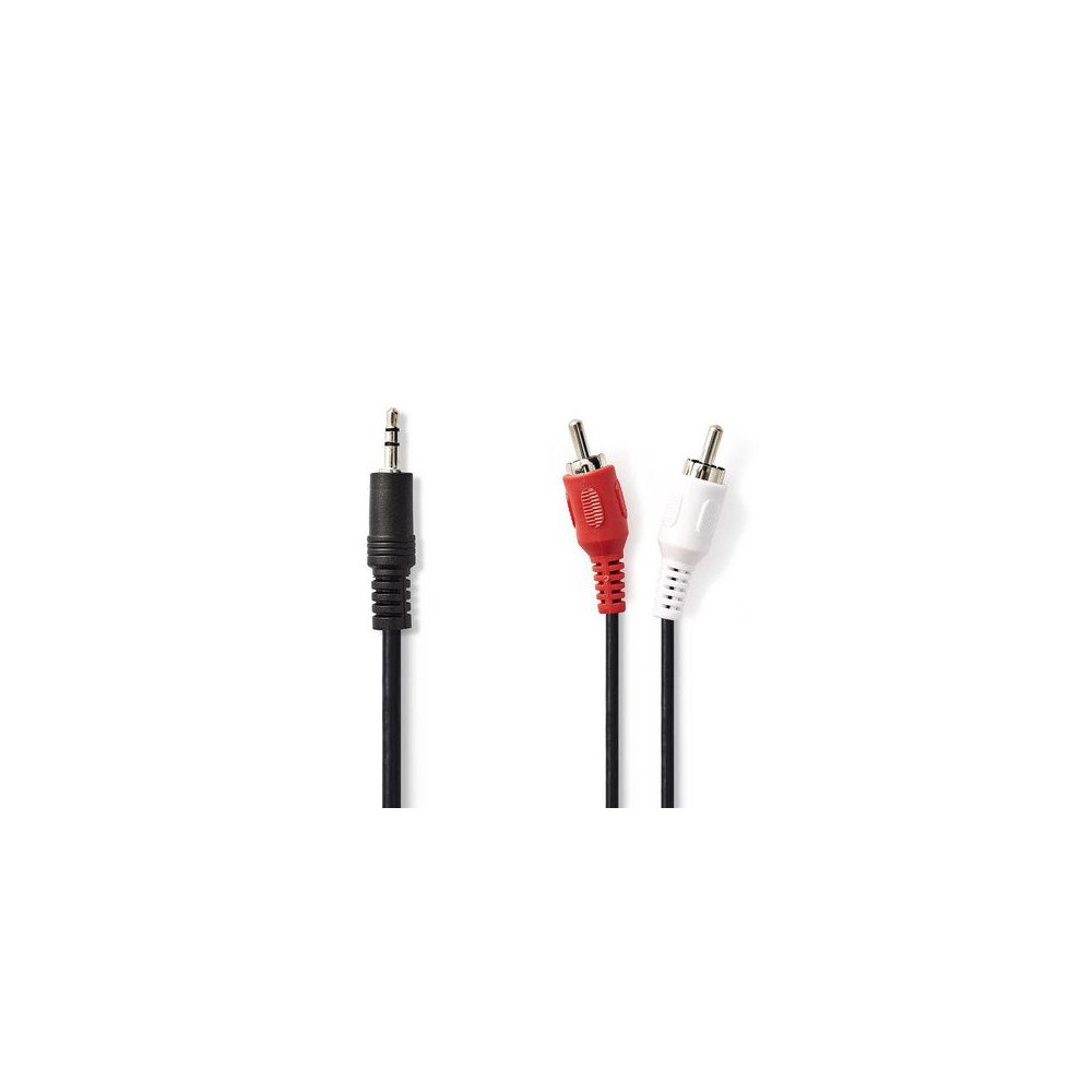 NEDIS Kabel NEDIS 3,5mm ha - 2xRCA ha 1,5m sva