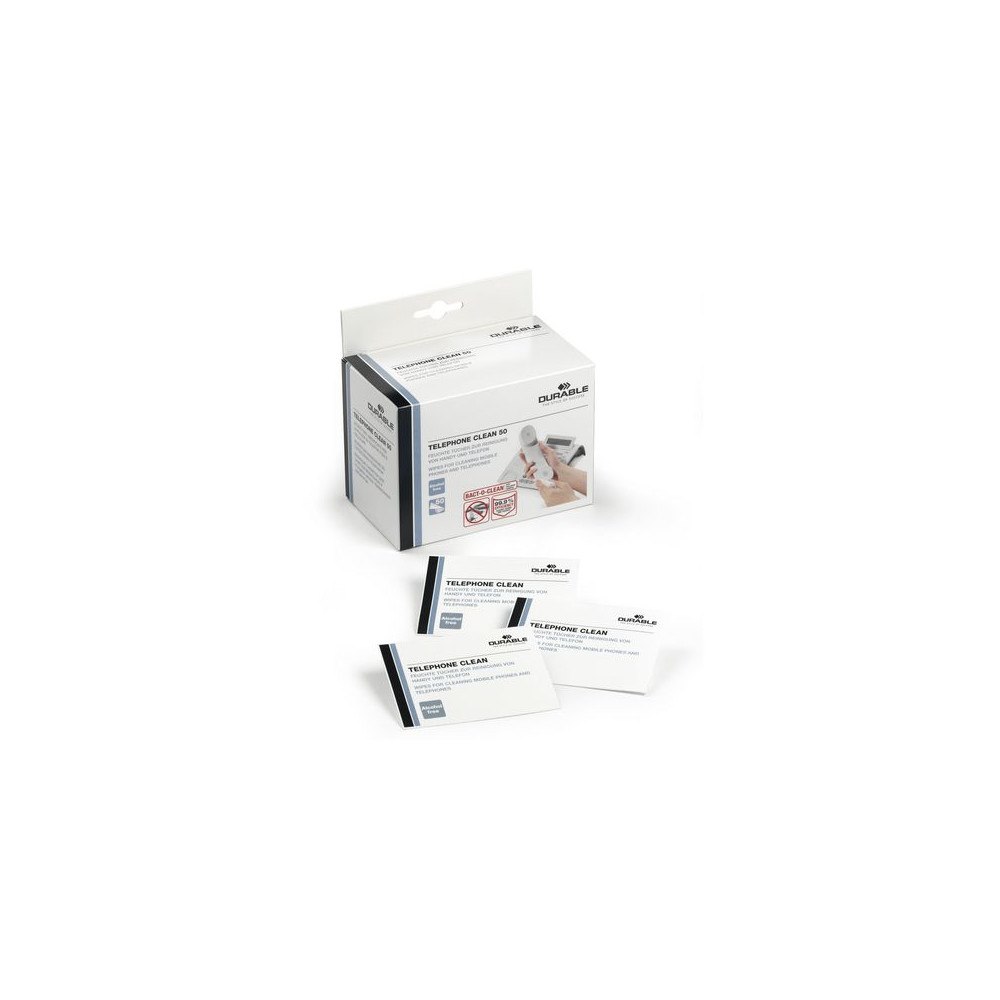 Durable Rengöringsduk DURABLE våt telefon 50/fp