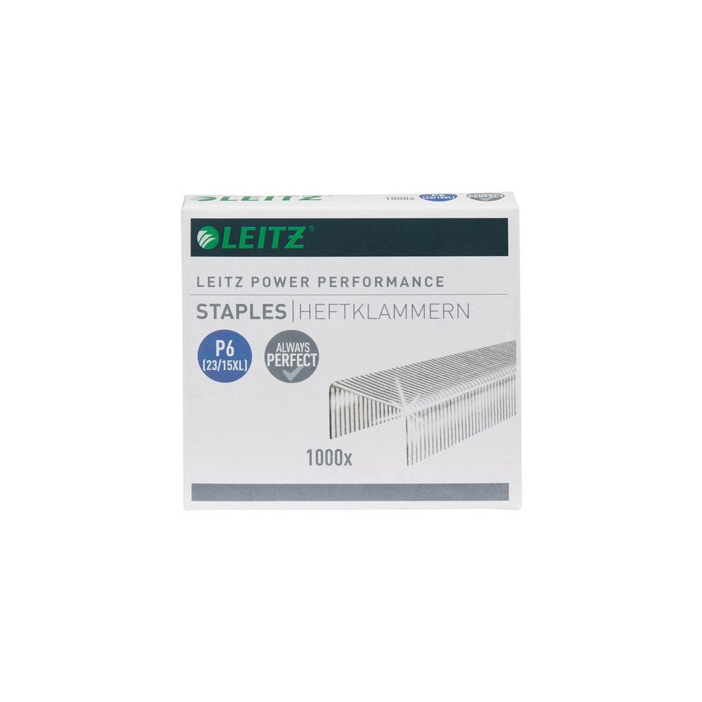 LEITZ Häftklammer LEITZ P6 23/15XL 1000/fp