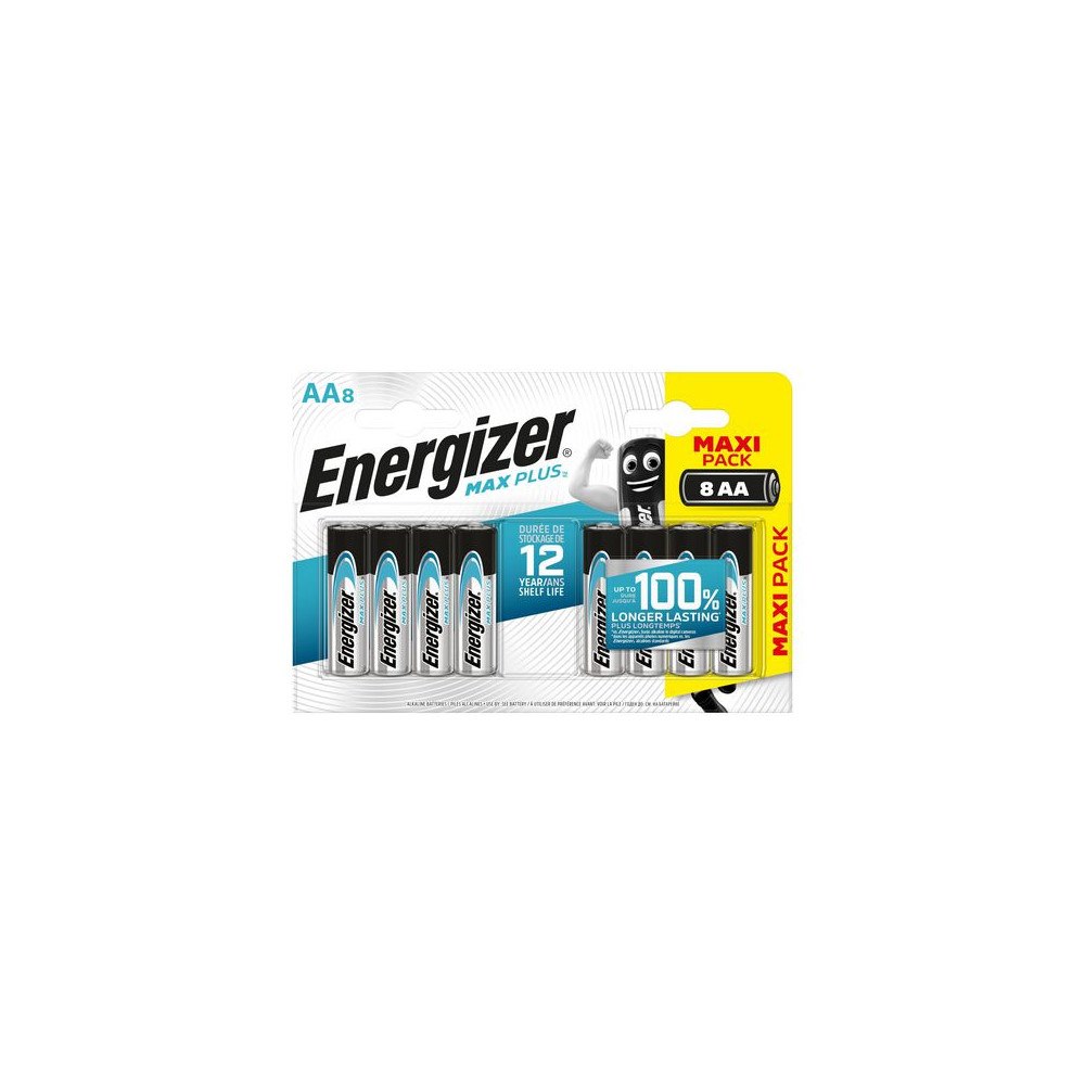 ENERGIZER Batteri ENERGIZER Max Plus AA 8/fp