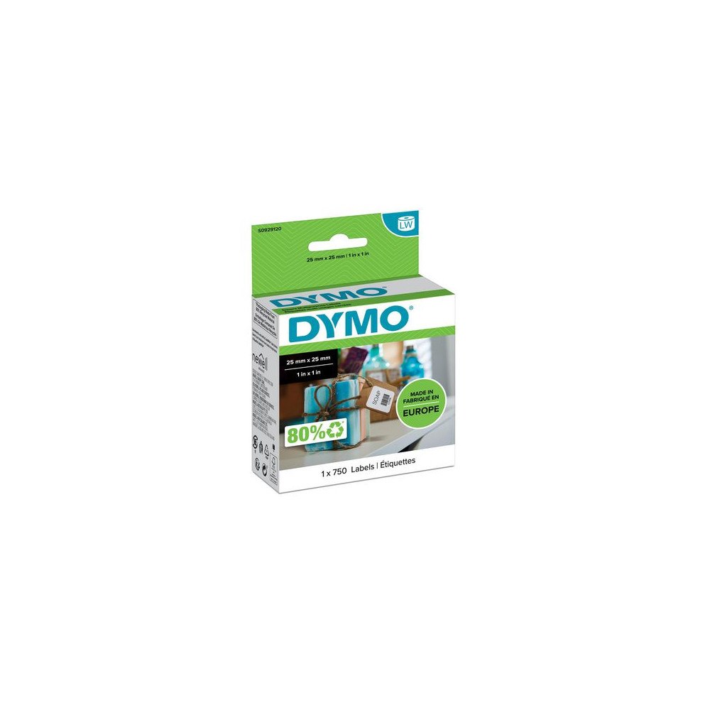 DYMO Etikett DYMO S0929120 25x25mm 750/fp