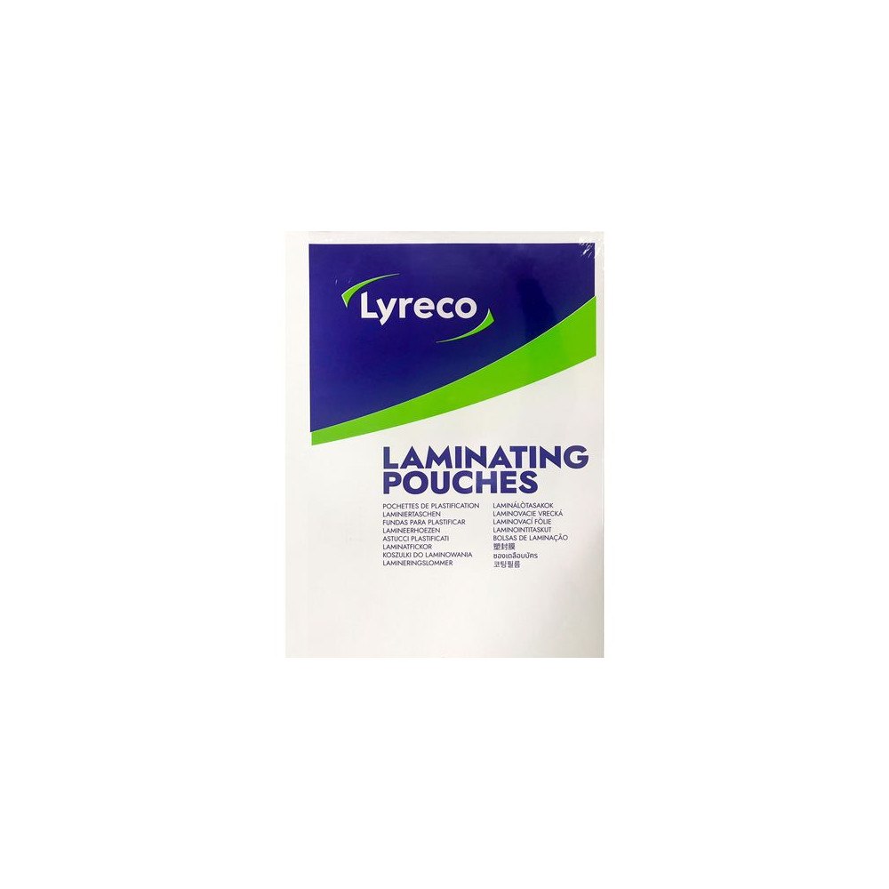 Lyreco Laminat LYRECO 63x98mm 180mic klar 50/fp