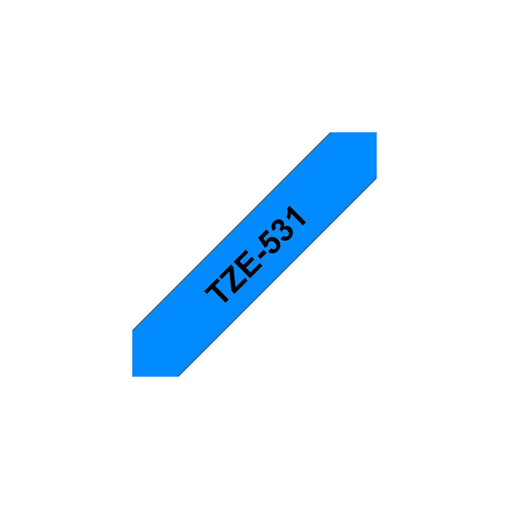Brother Tape BROTHER TZE531 12mm svart på blå