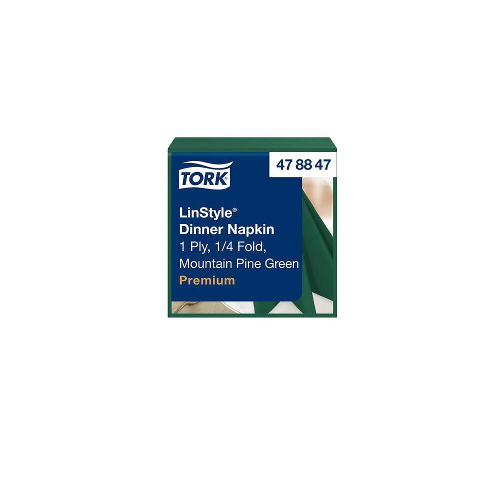 TORK Servett TORK LinStyle grön 39x39 50/fp