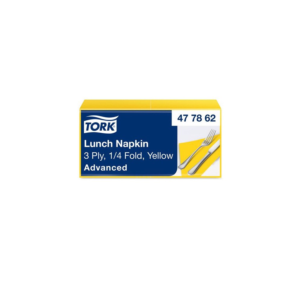 TORK Servett TORK Lunch 3-lags gul 150/fp