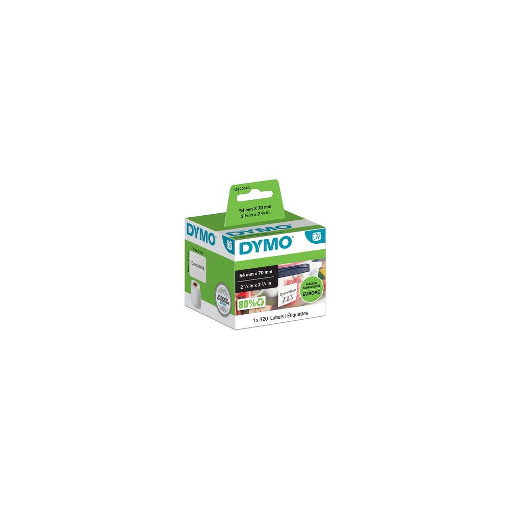 DYMO Etikett DYMO LW 70x54mm 320/fp