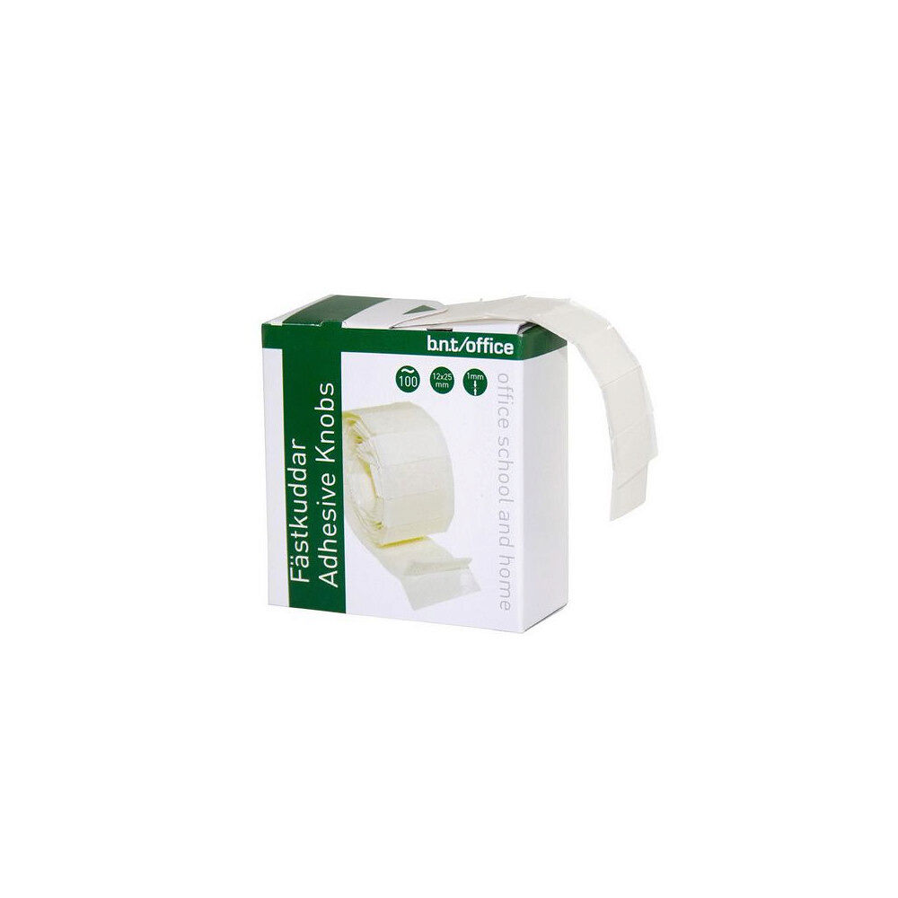 No Brand Fästkuddar dubbelhäftande 25x12mm 100/fp