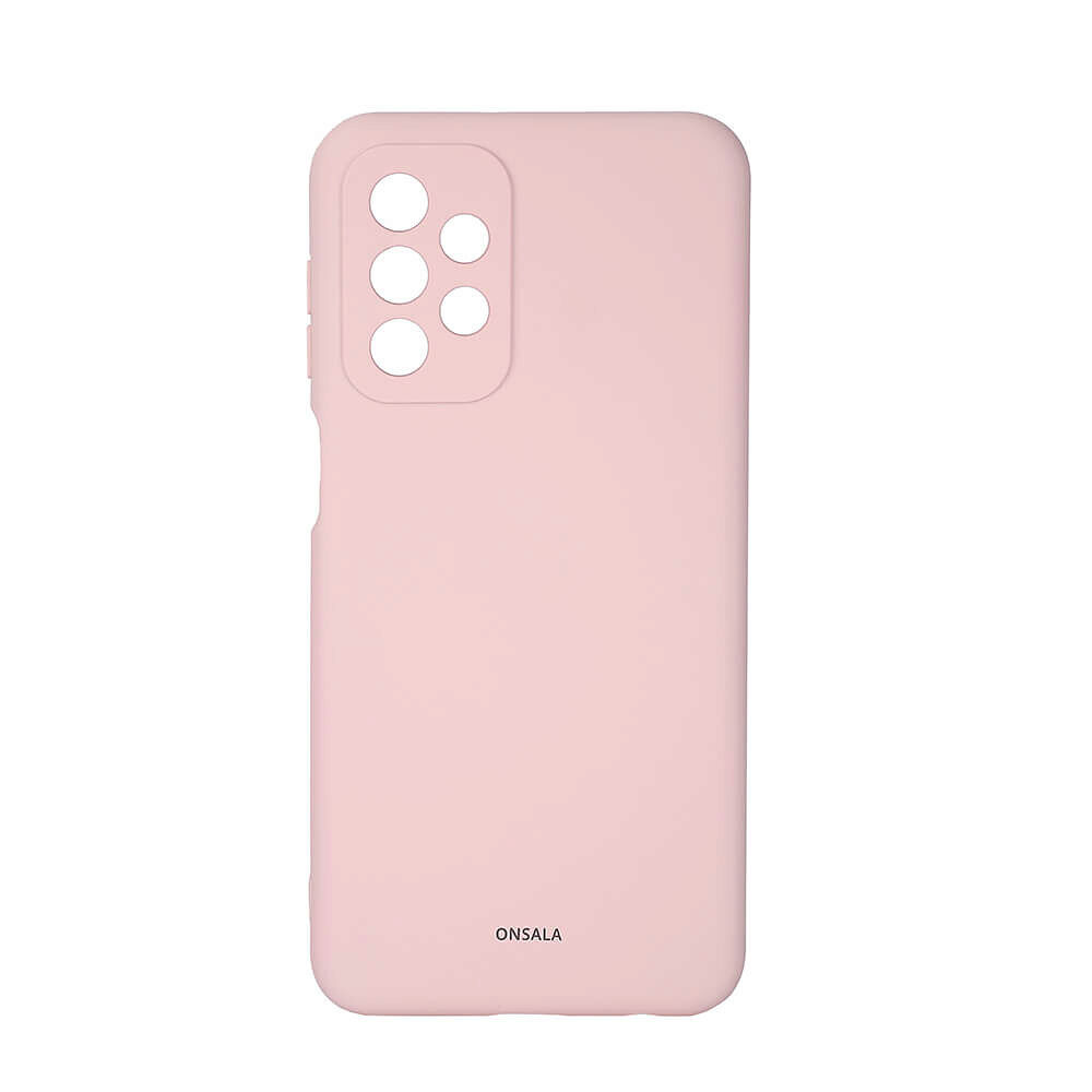 ONSALA Backcover Silicone Samsung A23 5G Chalk Pink
