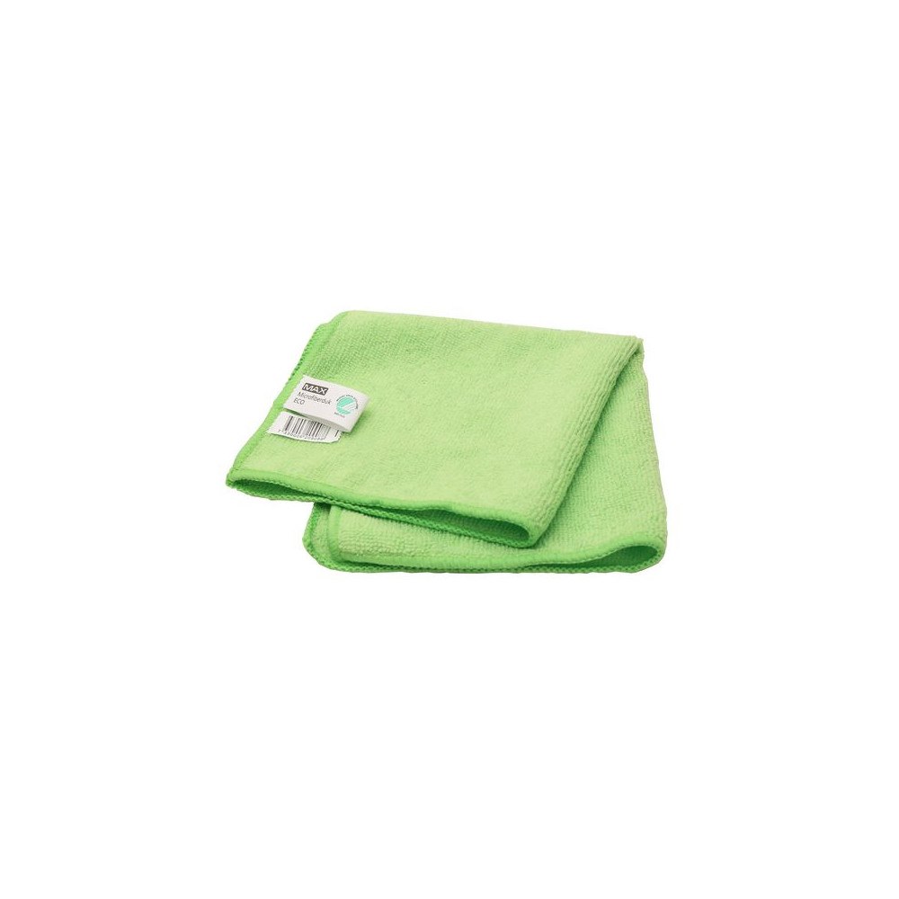 MAX Microfiberduk MAX ECO 32x32cm grön 10/fp