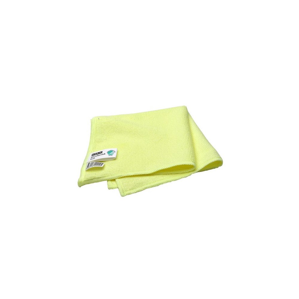 MAX Microfiberduk MAX ECO 32x32cm gul 10/fp
