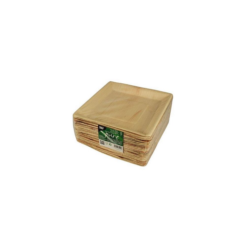 PAPSTAR Tallrik PURE Palmblad 25 cm 25/fp