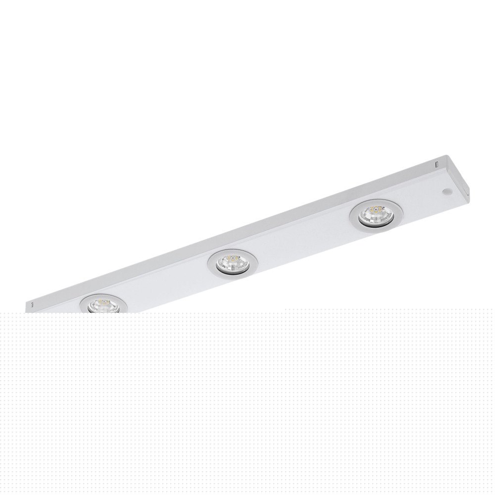 EGLO Eglo Kob LED - belysning under skåp - LED x 3 - 2.3 W - totalt: 6.9 W - varmt vitt ljus - 3000 K - vit