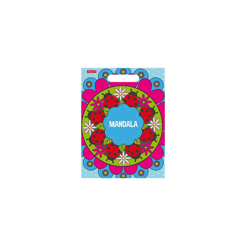 Sense Målarbok Mandala 24 sidor