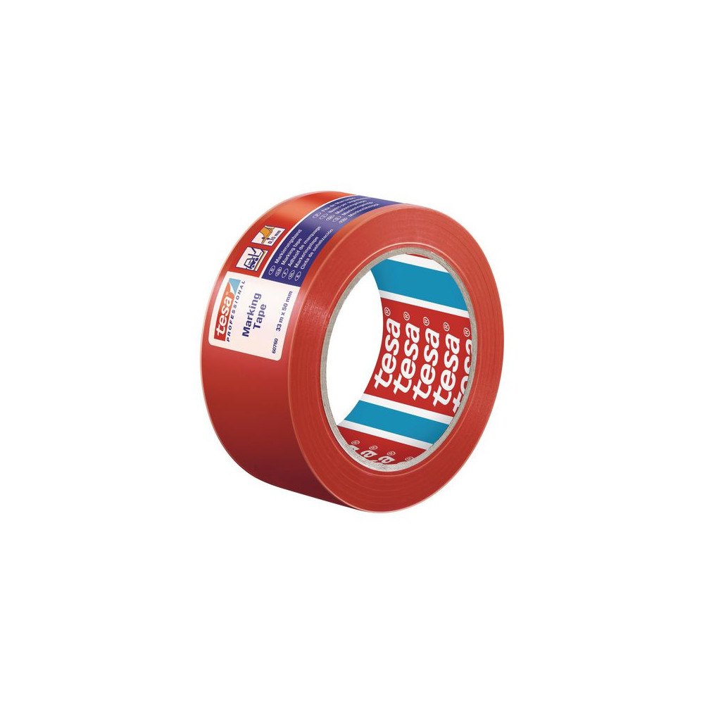 tesa Markeringstejp TESA Prof. 50mmx33m röd