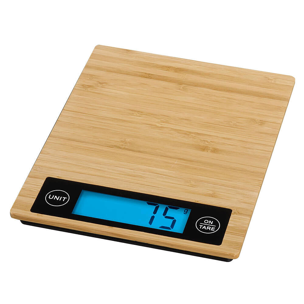 XAVAX Kitchen Scale Bamboo