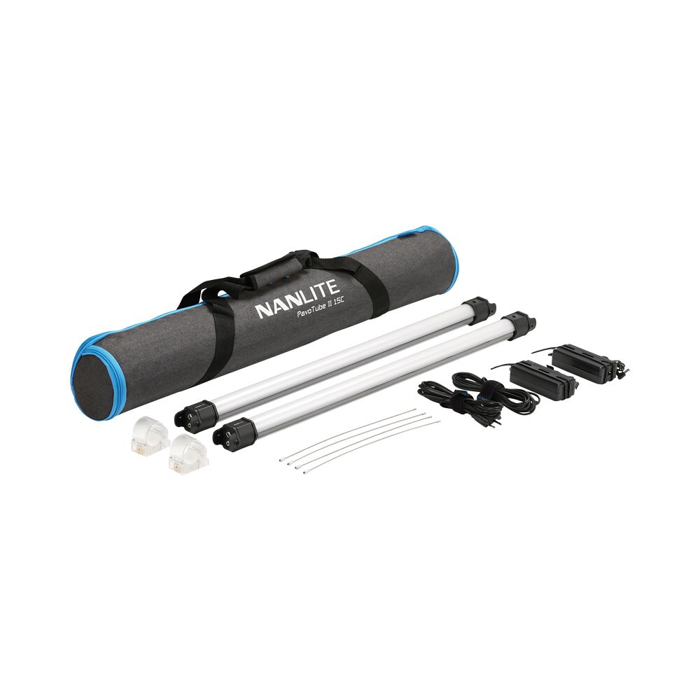 NANLITE NanLite Pavotube II 15C LED RGBWW Tube Light 2 Light Kit
