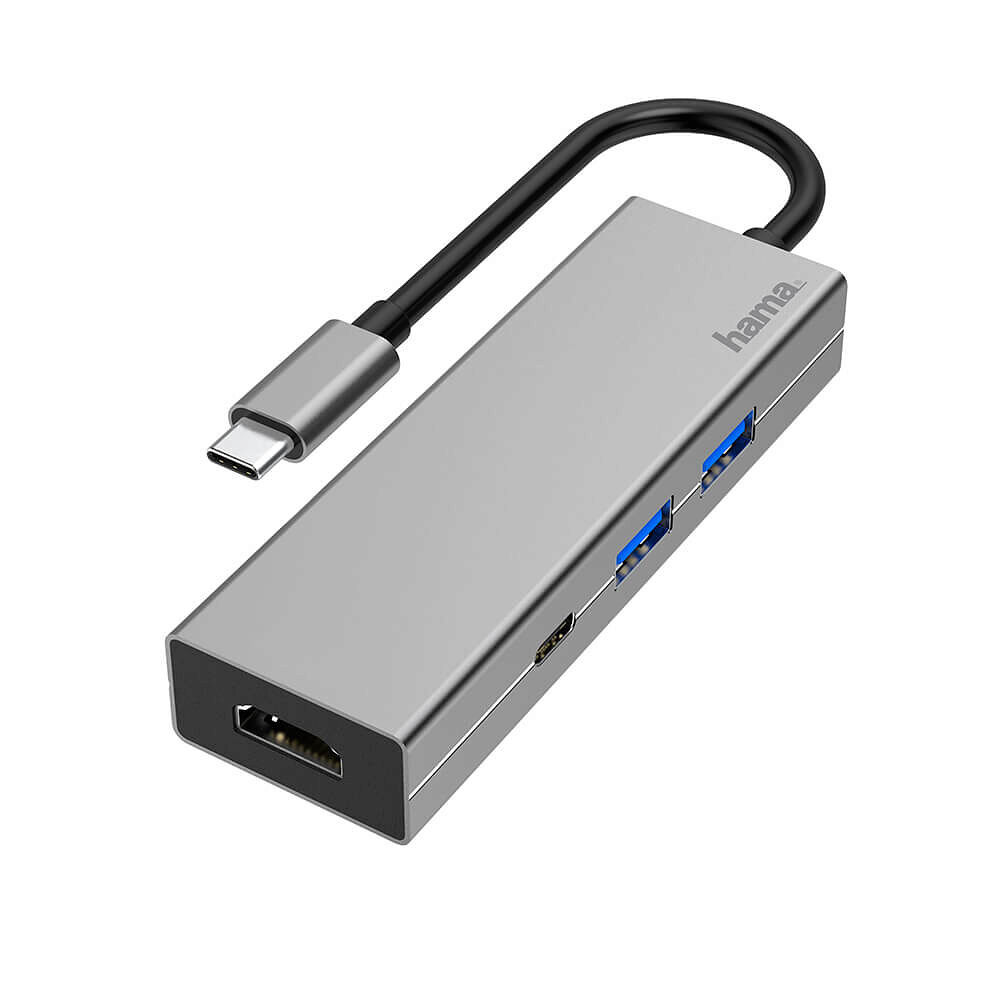 Hama Adapter USB-C Multi 4x Portar HDMI