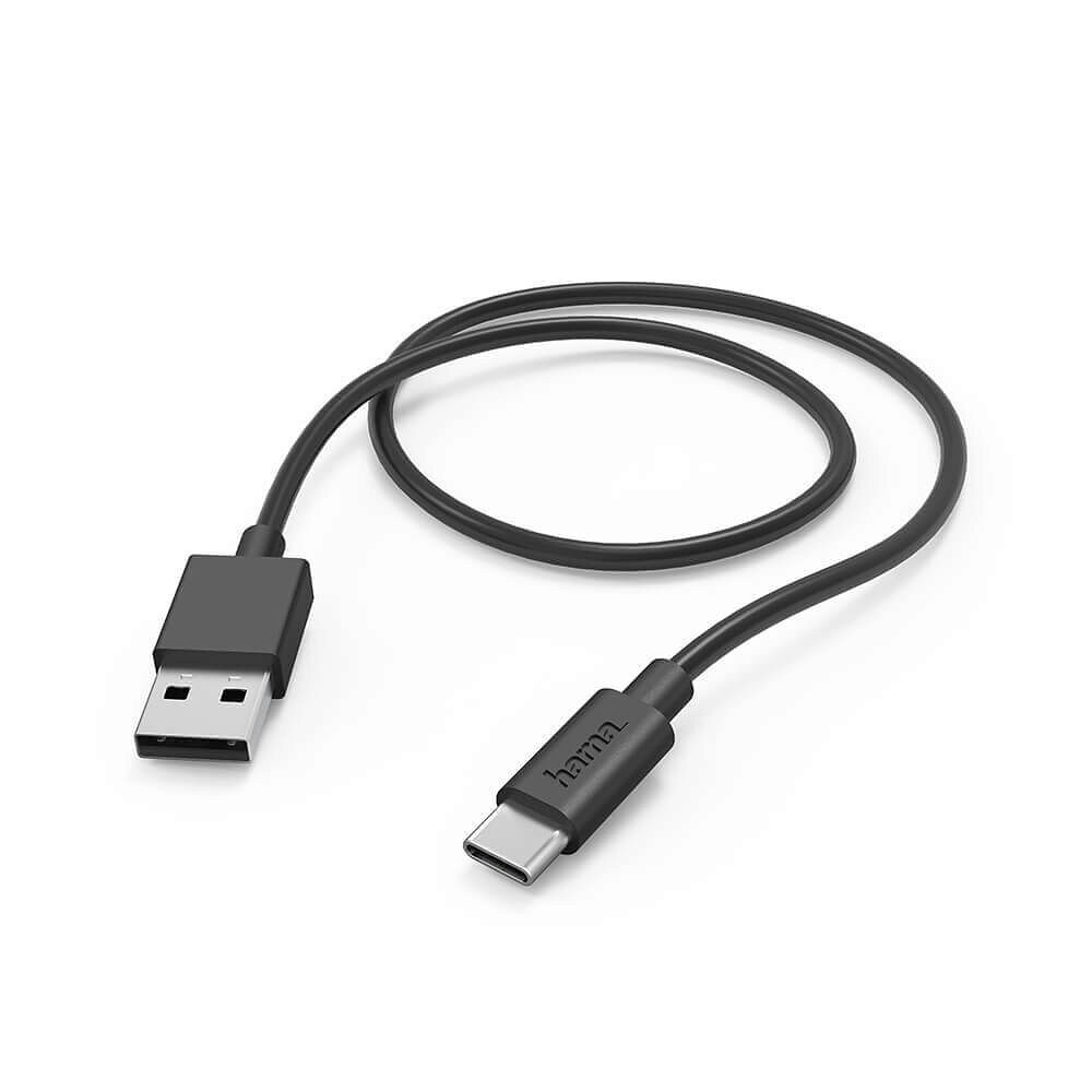 Hama Charging Cable USB-A to USB-C Black 1.0m