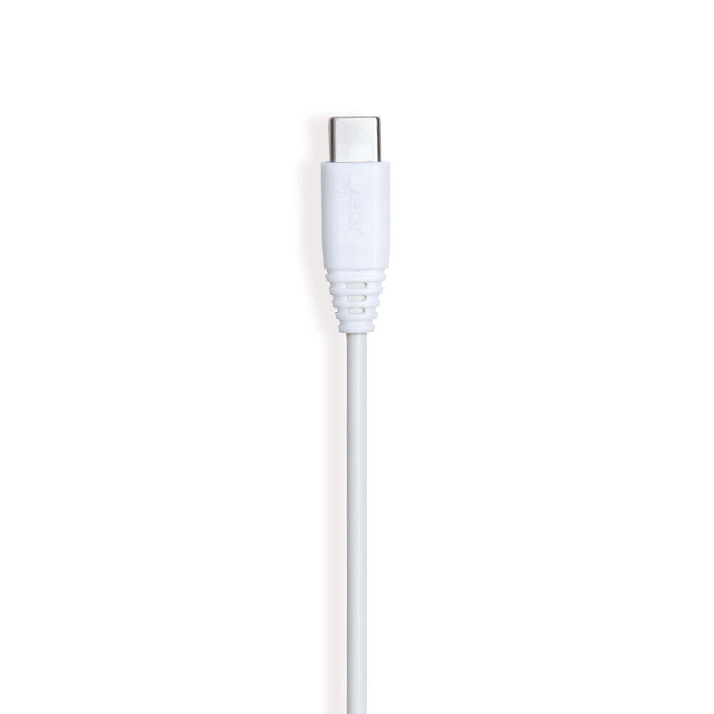 GEAR Laddkabel USB-A to USB-C 2.0 0.3m Vit Rund Kabel