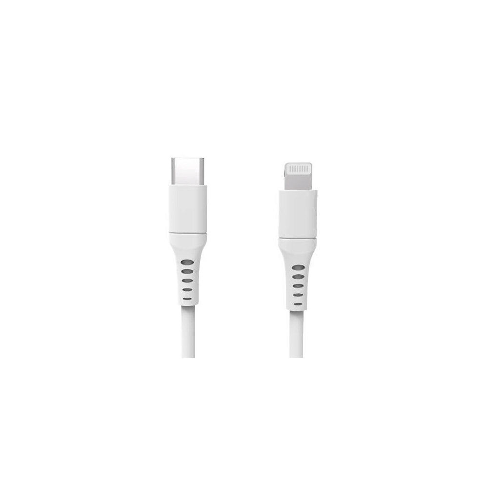 GEAR Laddkabel USB-C till Lightning 3m Vit MFI C94