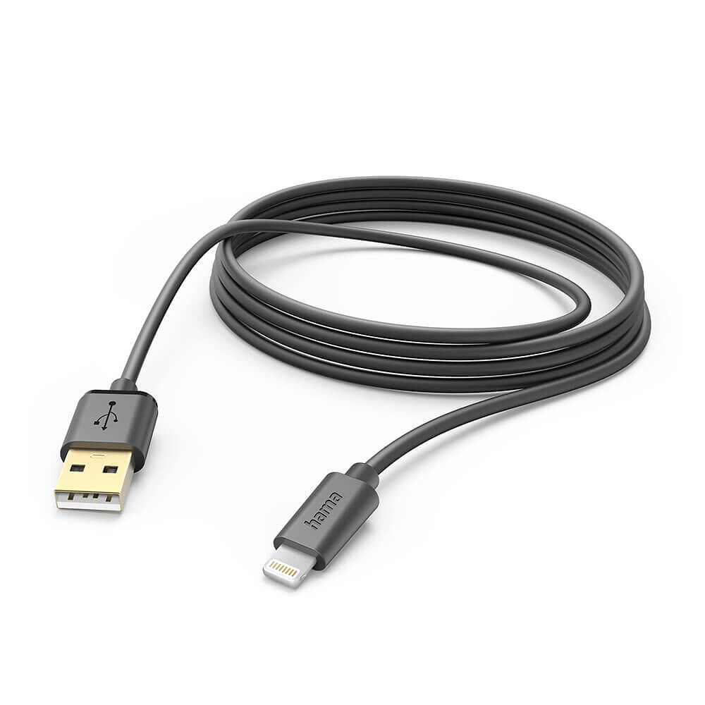 Hama Charging Cable Lightning Black 3.0m