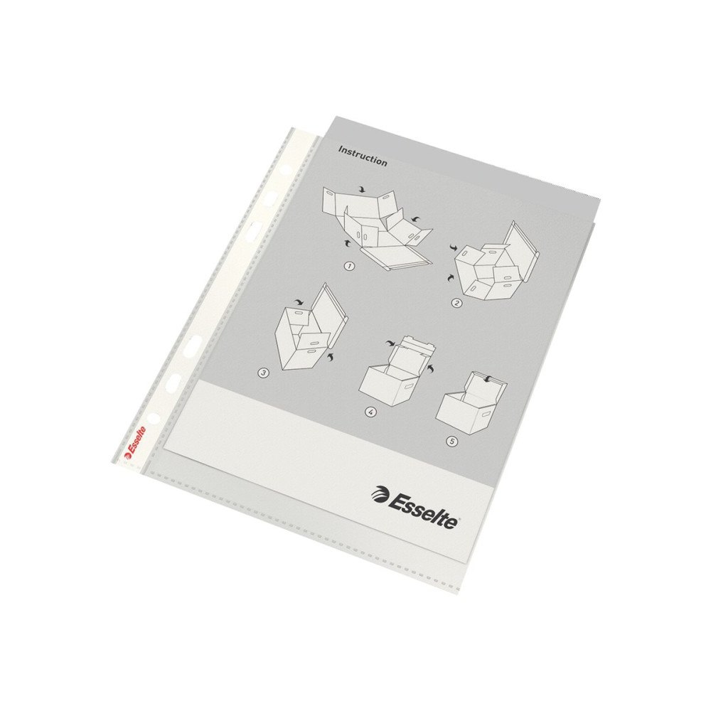 ESSELTE Esselte Plus - arkskyddare - för A5 - kapacitet: 30 ark - klar (paket om 10)