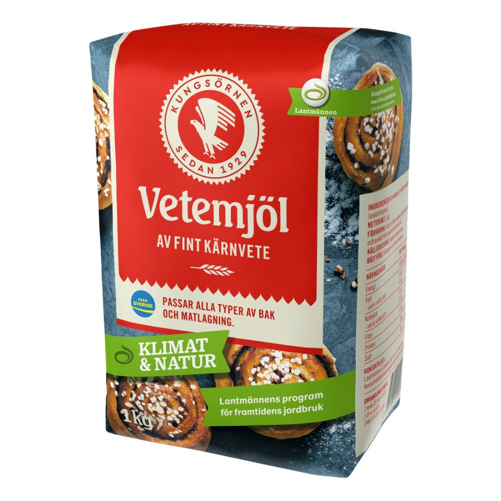 Kungsörnen Vetemjöl 1 kg
