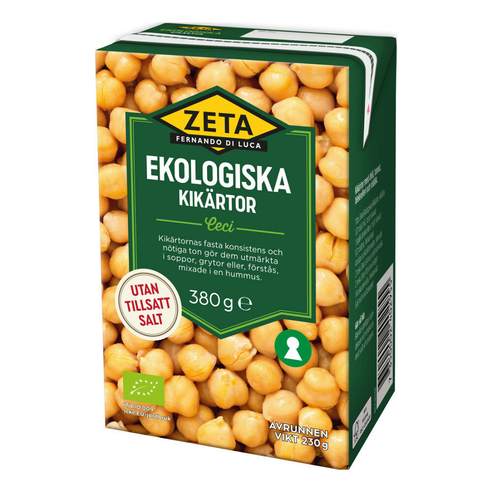 Zeta Kikärtor 380 g EKO
