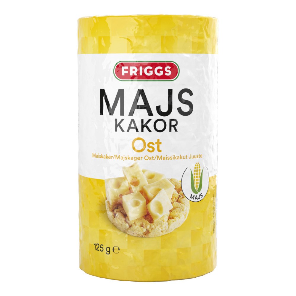 Friggs Majskakor Ost 125 g