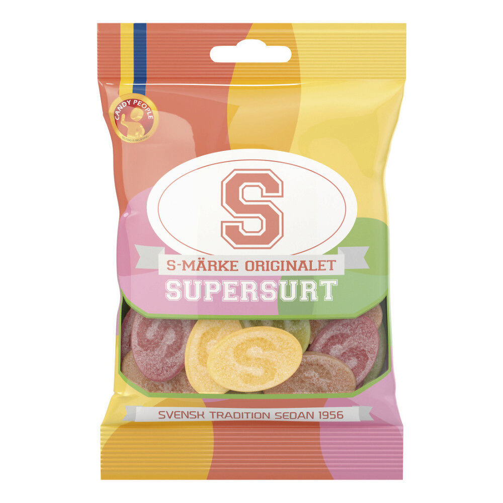 Candy People S-Märken Supersurt 80 g