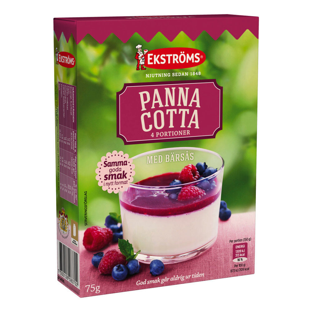 Ekströms Pannacotta Bärsås 75 g