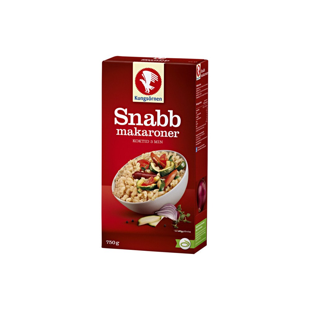 Kungsörnen Snabbmakaroner 750 g