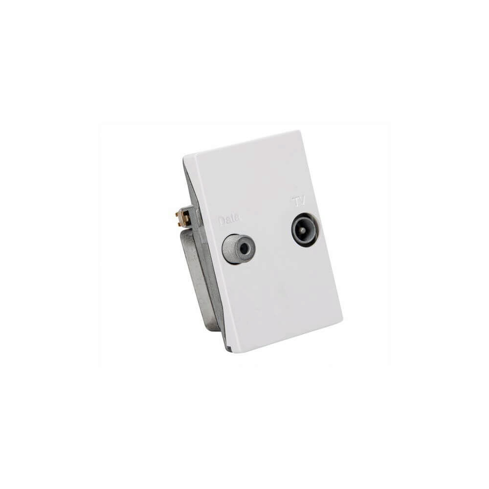 Triax Wall Outlet 2-way TD 241E White