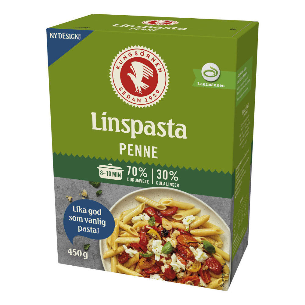 Kungsörnen Linspasta Penne 450 g