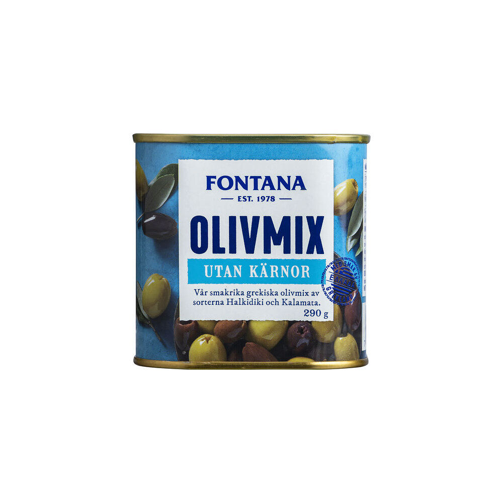FONTANA Olivmix Kalamon & Gröna Kärnfria 290 g