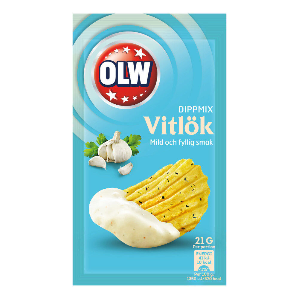 Olw Vitlök Dippmix 21 g