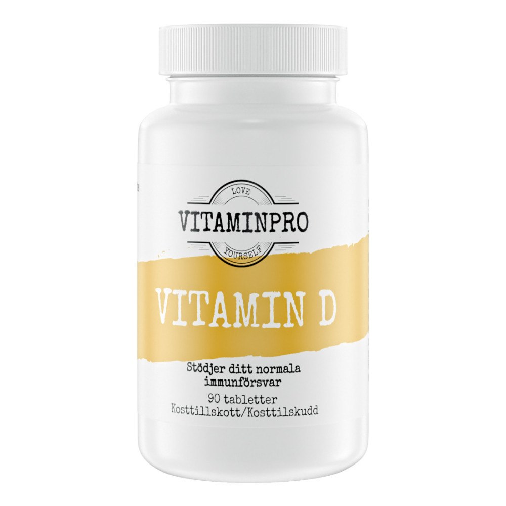 VitaminPro Vitamin D Tabletter 90 st