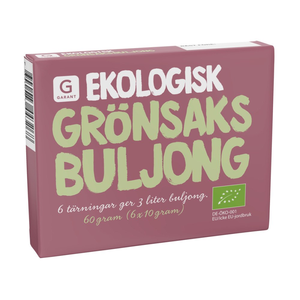 GARANT EKO Grönsaksbuljong 6-pack EKO