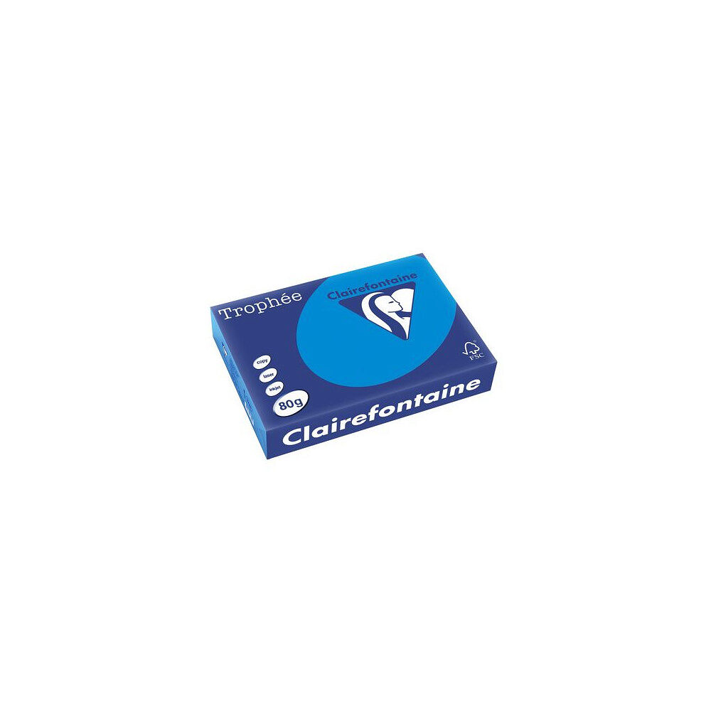 Clairefontaine Kop.ppr TROPHEÉ A4 80g oh djupblå 500/fp