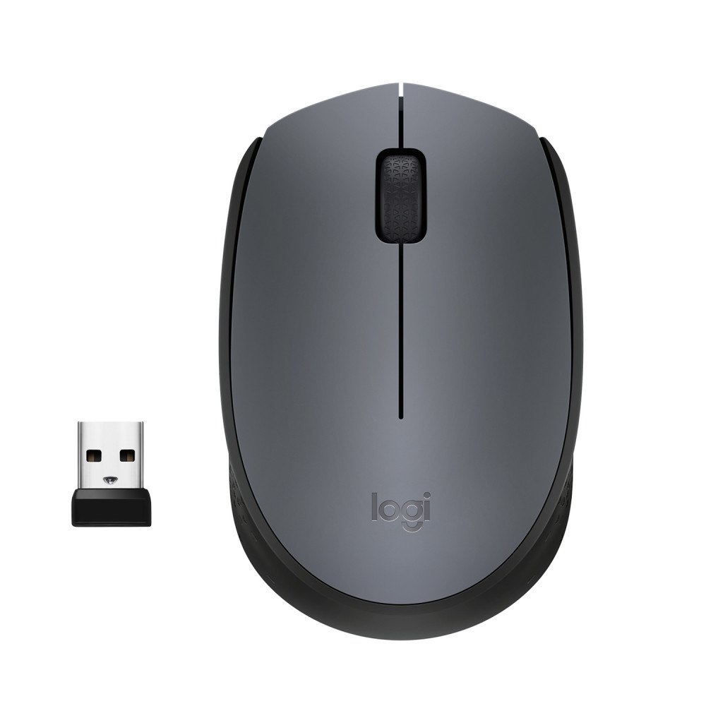 Logitech Logitech M170 Grey-K datormöss Ambidextrous RF Trådlös Optisk 1000 DPI