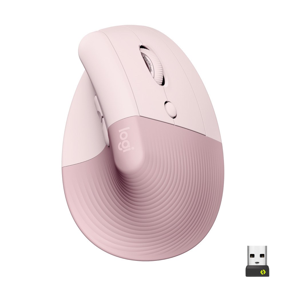 Logitech Logitech Lift datormöss högerhand Trådlös RF + Bluetooth Optisk 4000 DPI