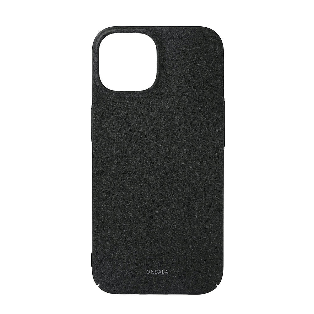 ONSALA Backcover Thin Sand Burst iPhone 15 Black