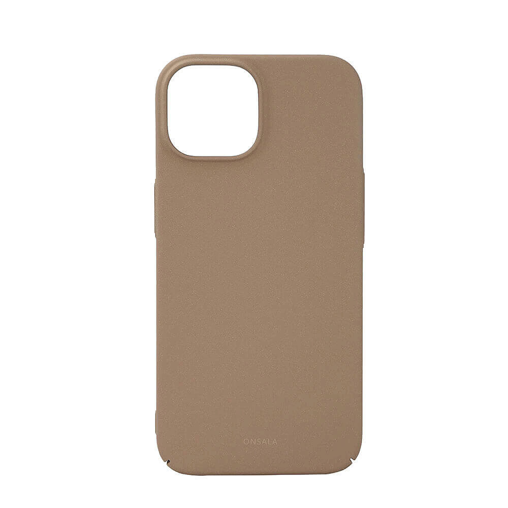 ONSALA Backcover Thin Sand Burst iPhone 15 Beige