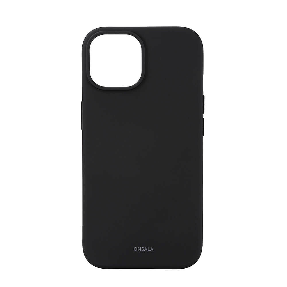 ONSALA Back Sil Touch Recycled MagSerie iPhone 13/14/15 Black