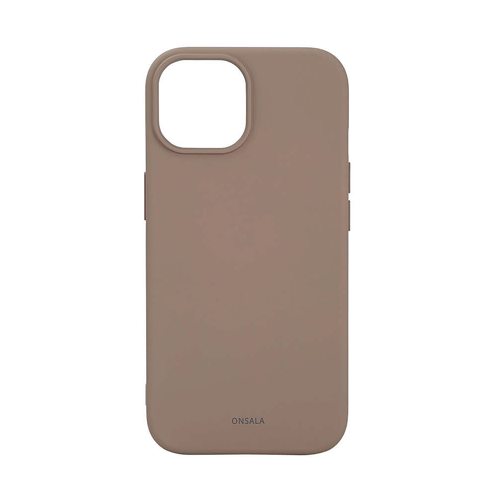 ONSALA Back Sil Touch Recycled MagSerie iPhone 13/14/15 Summer Sand