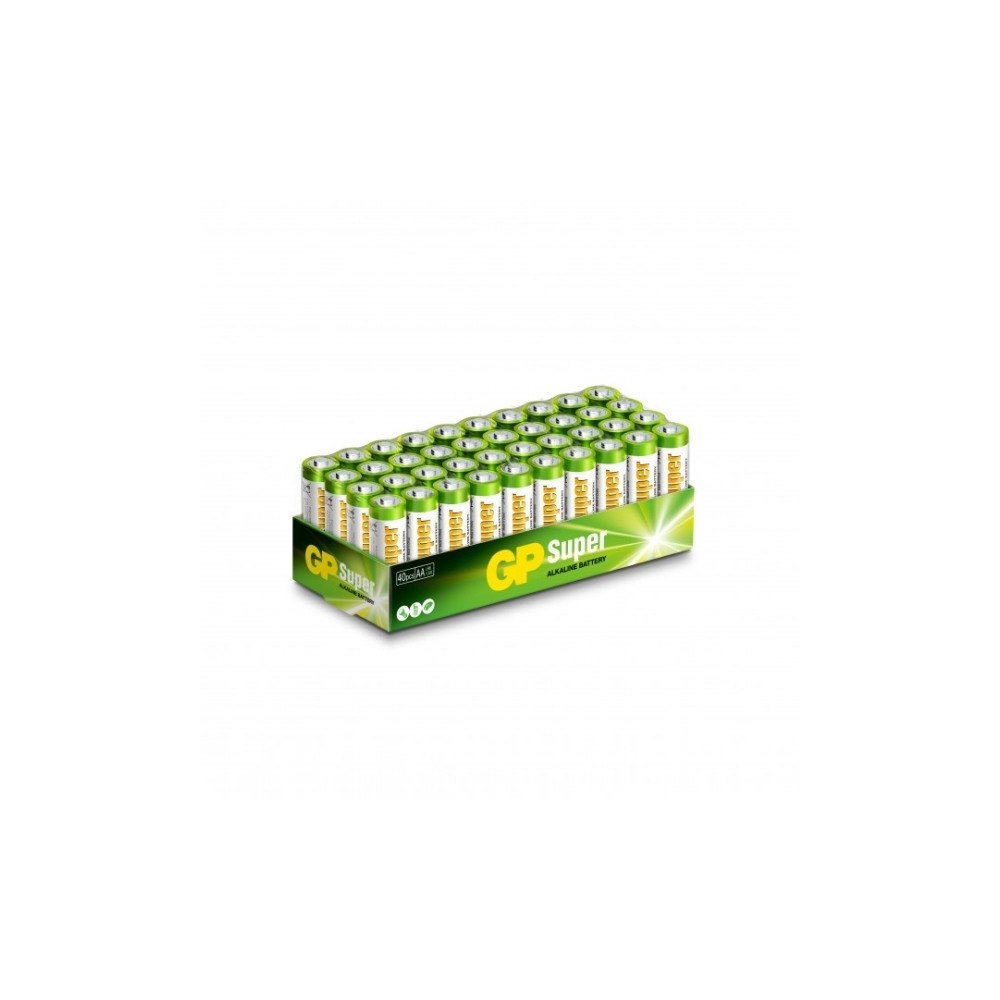 GP Batteries GP Super batteri - 40 x AA / LR06 - alkaliskt