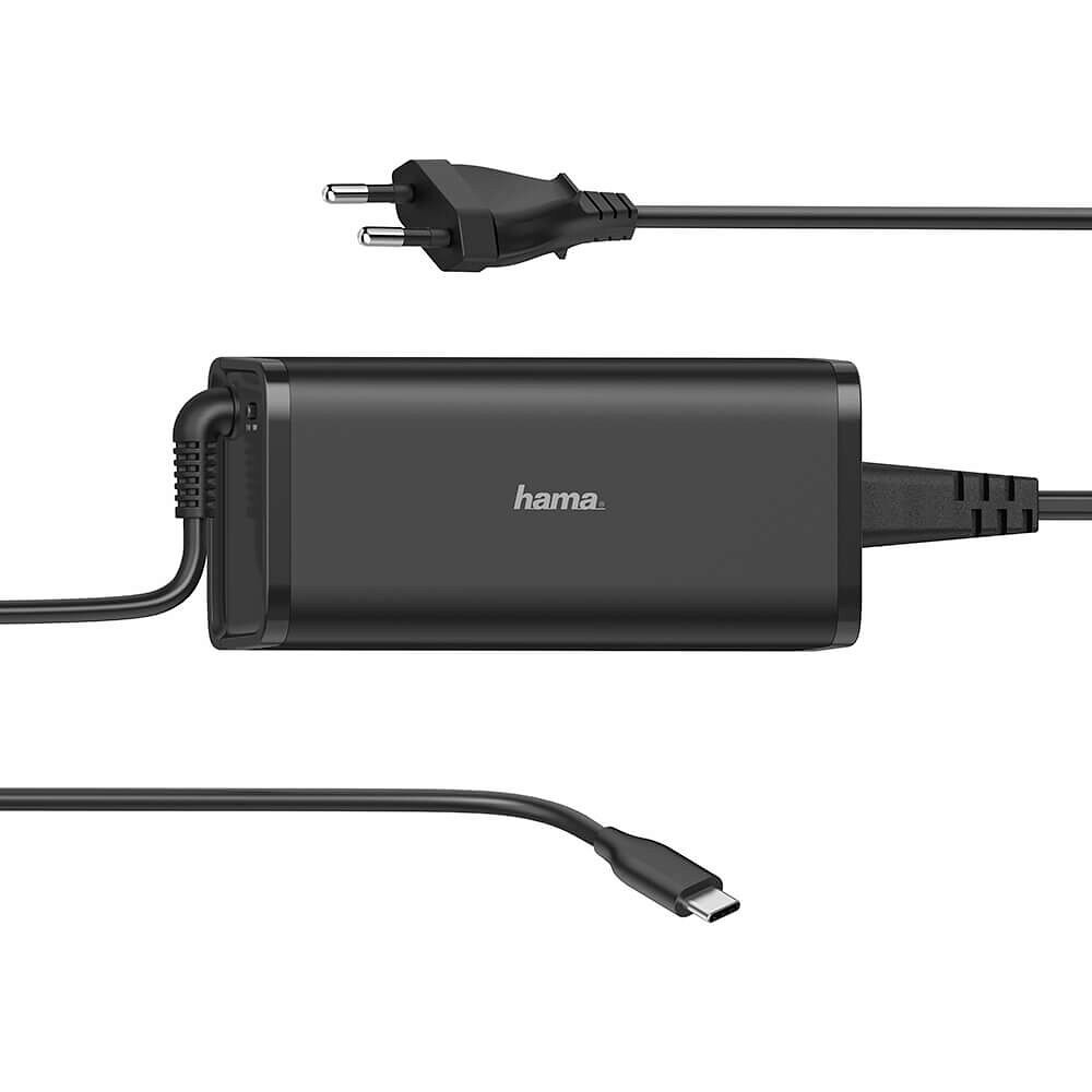 Hama Nätdel Notebook USB-C 100-240V 5-20V/100W