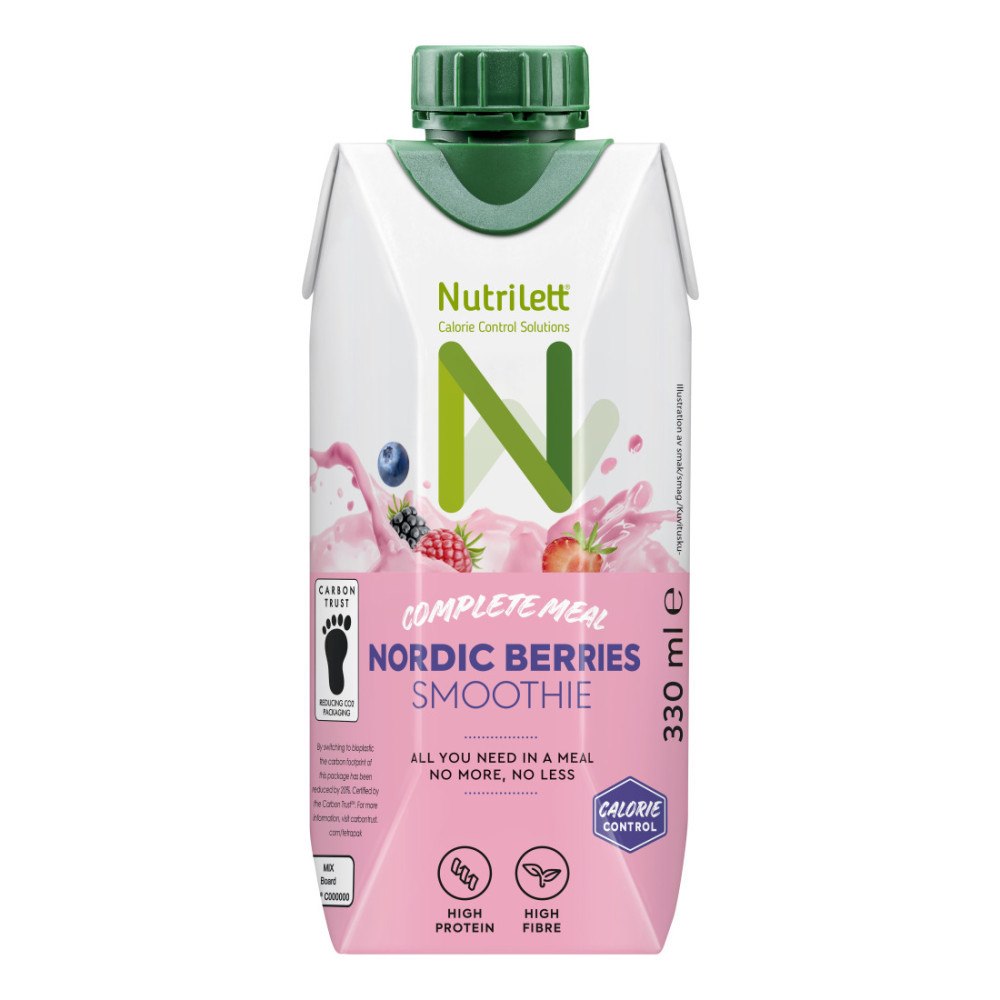 Nutrilett Måltidsersättningsshake Nordic Berries 330 ml